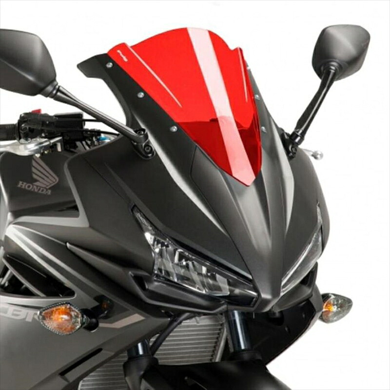 バイクパーツ 外装プーチ レーシングスクリーン レッド 8903R 4548916938162CBR400/500R 16-|バイク・バイク用品はとやグループ