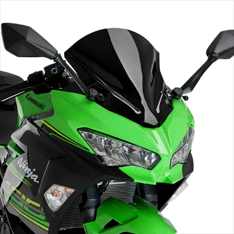 バイクパーツPUIG(プーチ) レーシングスクリーン ブラック9976N4549950865551｜バイク・バイク用品はとやグループ