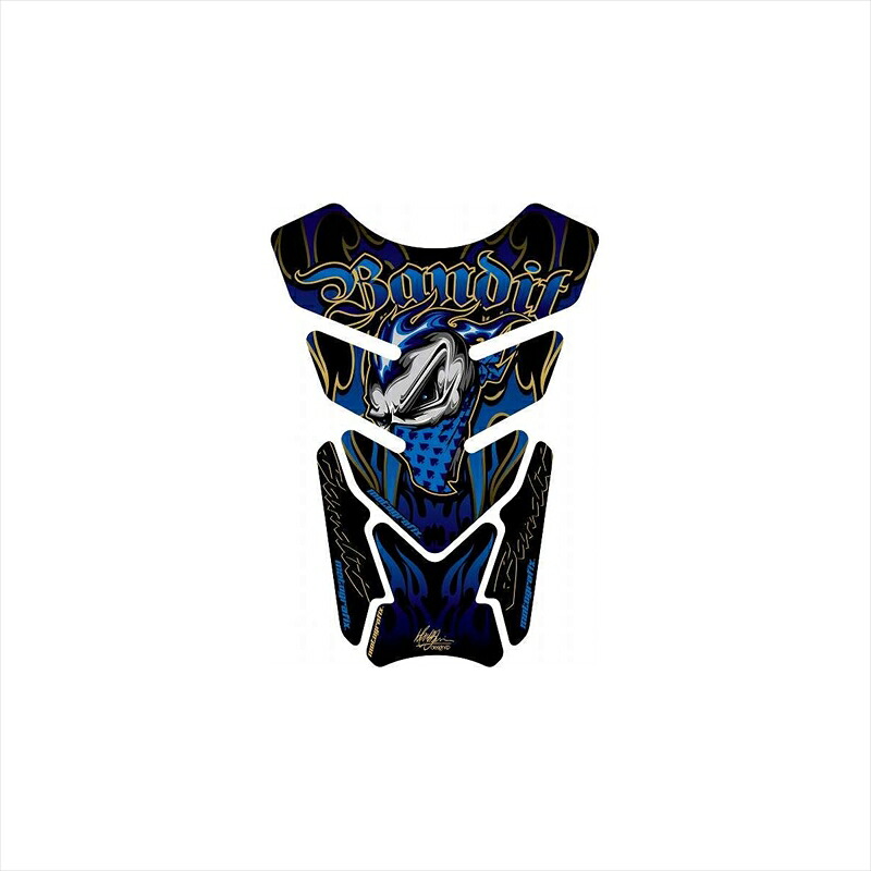 バイクパーツ 外装 モトグラフィックス タンクパッド BLU MT-ST078B 4580041210577 STREET QUADPAD