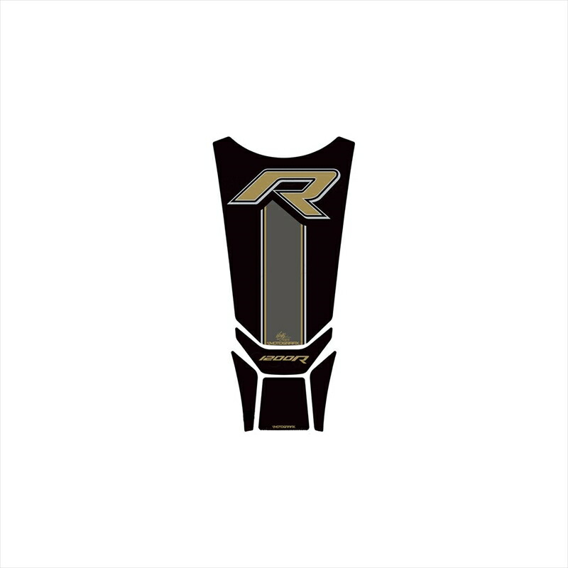 バイクパーツ 外装 モトグラフィックス タンクパッド BLK/GLD MT-TB032KA 4580041213592 BMW R1200RS 15-