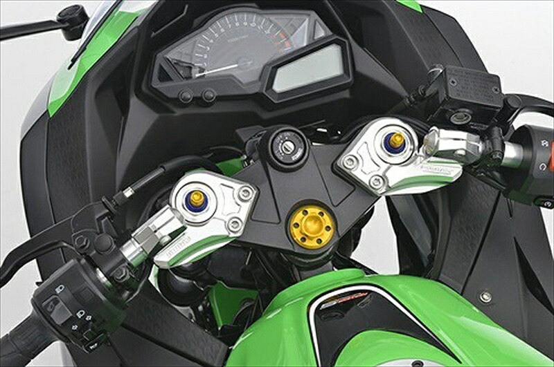 バイクパーツ AGRAS(アグラス) ハンドルセット イニシャルADJ/ブルー付 321-491-000B 4548916305483