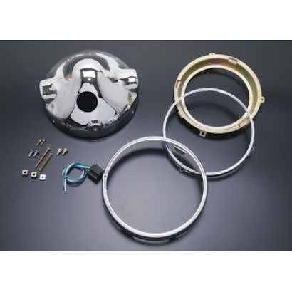 バイクパーツ 電装系 ドレミコレクション ヘッドライトリムケースセットメッキ 10298 4573268862988 Z1/2