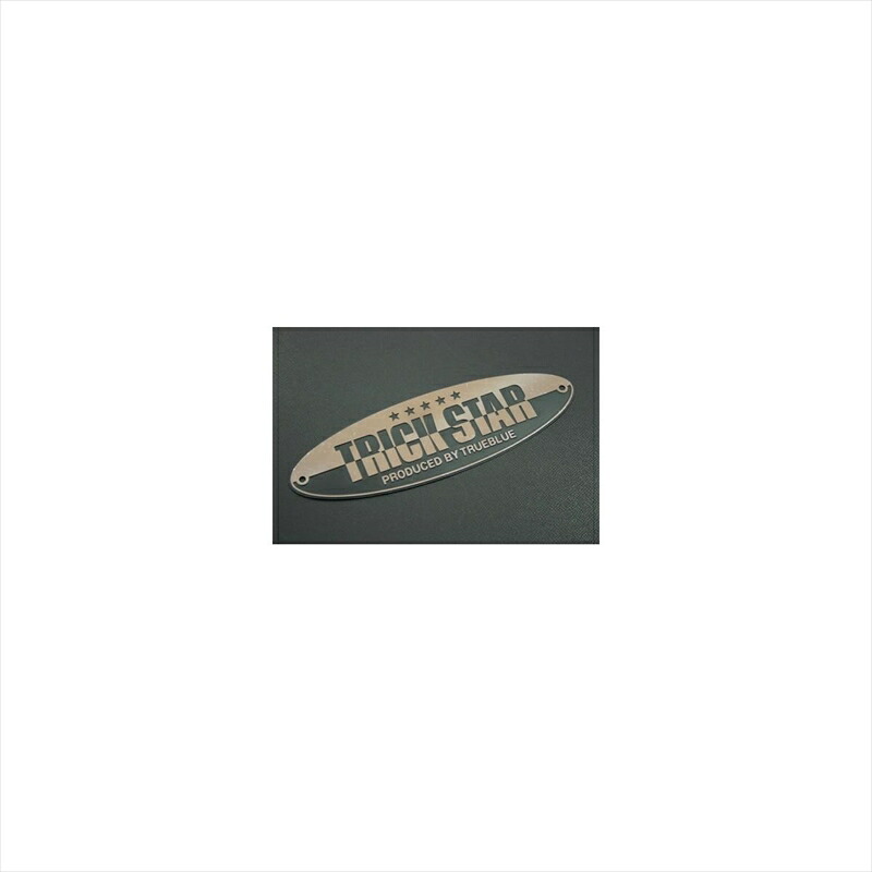 バイクパーツ マフラー トリックスター サイレンサーエンブレム 曲げ無し TS-EMB-SRN 4548664885695