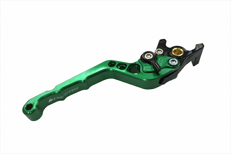 バイクパーツBIKERS(バイカーズ) フロントブレーキレバー カーブタイプ グリーンH0701-GRN4549950835615|バイク・バイク用品はとやグループ
