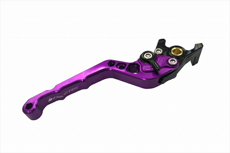 バイクパーツ BIKERS(バイカーズ) フロントブレーキレバー カーブタイプ パープル H0701-PUR 4549950835660