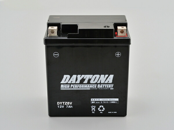 【5日前後で発送】 バイク用品 電装系 バッテリー＆充電器 デイトナ DAYTONA ハイパフォーマンスバッテリー DYTZ8V 95390 4909449504079 取寄品