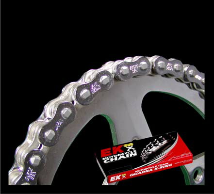 バイク用品 駆動系EKチェーン 江沼 エヌマ チェーン 520SRX2-CR NP クロムシルバー 106L520SRX2-CR NP 4571291825147取寄品