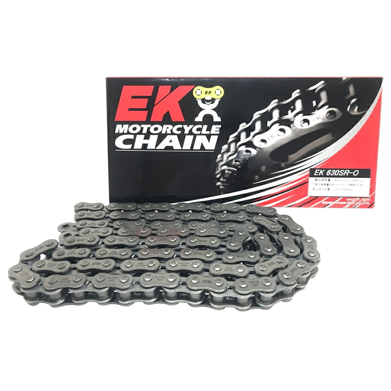 バイク用品 駆動系EKチェーン 江沼 エヌマ チェーン チェーン 630SRO スチール 92L MLJ630SR-O 4571291820364取寄品|バイク・バイク用品はとやグループ