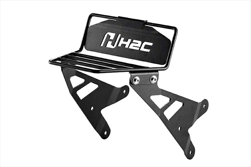 バイクパーツH2C(エイチツーシー) フロントキャリア スチール 最大積載量1.5kgAPK0FAJ64130TA4549950813989｜バイク・バイク用品はとやグループ