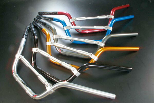 バイク用品 ハンドル HARDY ハーディー ロードバー クランプツキ シルバー MEDIUM HB2ESV 4520616335212