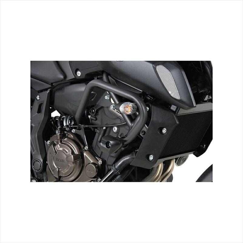 バイクパーツ HEPCO&BECKER(ヘプコアンドベッカー) エンジンガード アンスラサイト クラッシュパッド付 5014560 00 05 4549950860228 MT-07 18-20