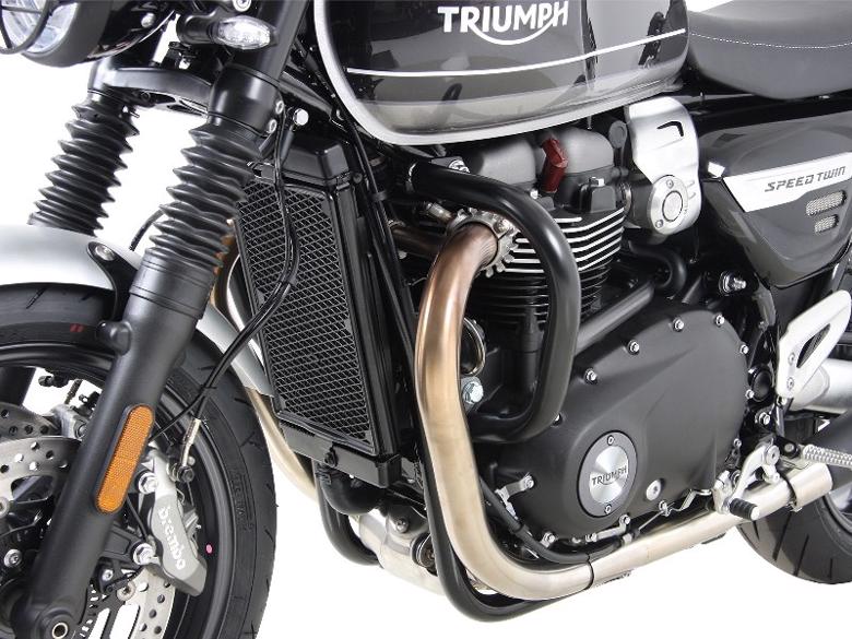 バイクパーツHEPCO&BECKER(ヘプコアンドベッカー) エンジンガード クローム 5017591 00 024550255352035Speed Twin 19-21|バイク・バイク用品はとやグループ