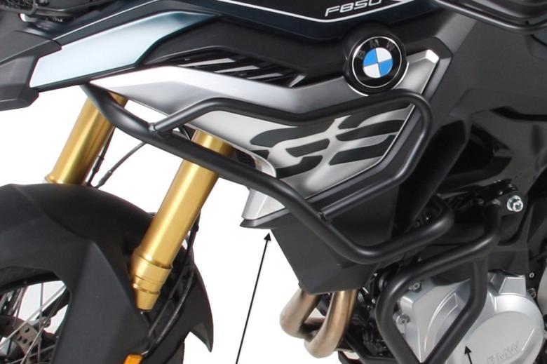 バイクパーツHEPCO&BECKER(ヘプコアンドベッカー) タンクガード ブラック 5026512 00 014550255356743F750/800GS 18-25｜バイク・バイク用品はとやグループ