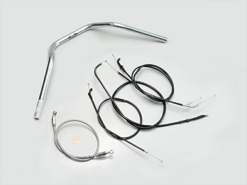 バイク用品 ハンドルハリケーン HURRICANE ナロー3型 ハンドルSETH709-047C 4936887327670取寄品|バイク・バイク用品はとやグループ