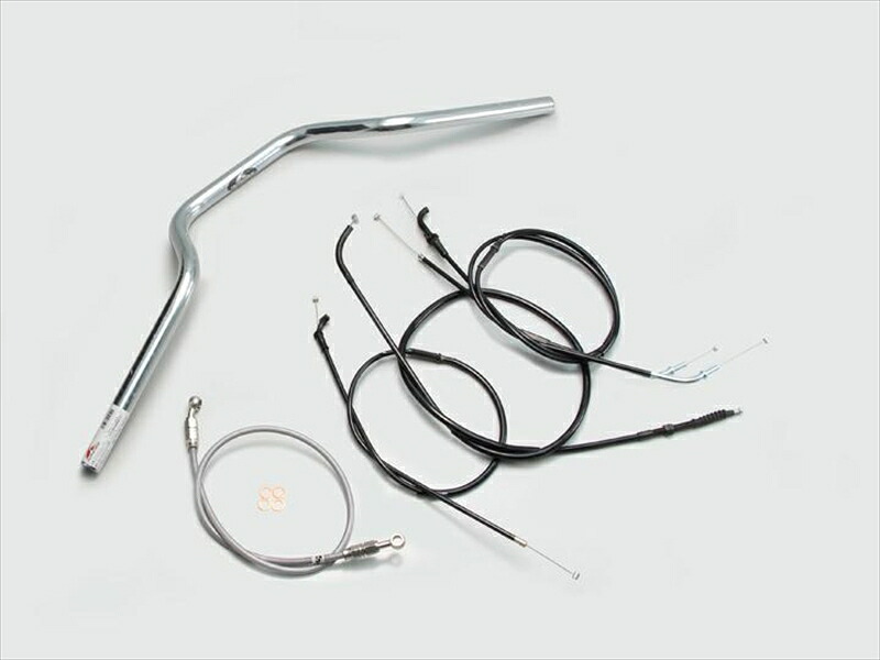 バイク用品 ハンドルハリケーン HURRICANE ヨーロピアン3型 ハンドルSETH710-072C 4936887606959取寄品|バイク・バイク用品はとやグループ
