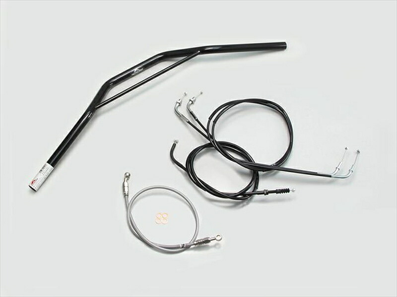 バイク用品 ハンドルハリケーン HURRICANE トラッカーｽﾍﾟｼｬﾙ ﾌﾞﾘｯｼﾞ付 ハンドルSETH716-034B 4936887018868取寄品｜バイク・バイク用品はとやグループ