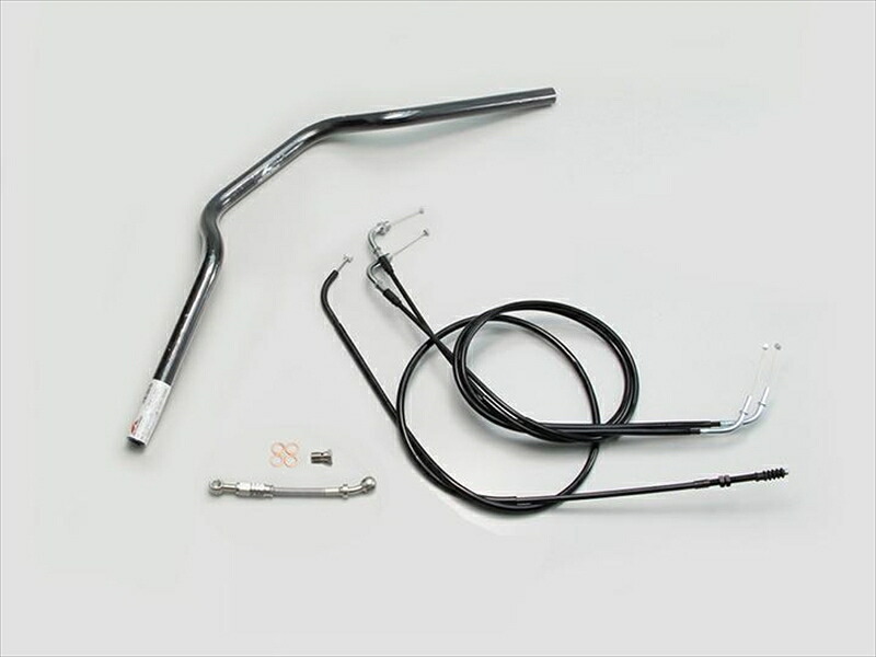 バイク用品 ハンドルハリケーン HURRICANE ヨーロピアン１型 ハンドルSETH717-009B 4936887020830取寄品｜バイク・バイク用品はとやグループ
