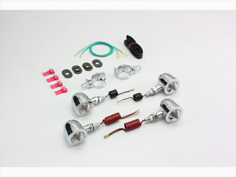 【5日前後で発送】 バイク用品 電装系ハリケーン HURRICANE ブレットウインカーｋｉｔ ﾌｫｰｸﾏｳﾝﾄHA5343C 4936887006568取寄品｜バイク・バイク用品はとやグループ