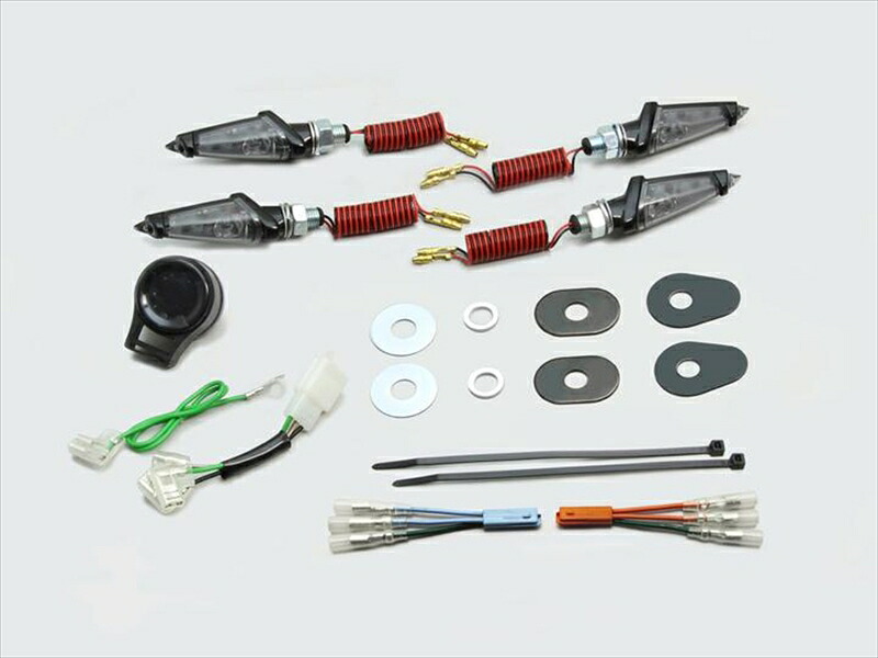 【5日前後で発送】 バイク用品 電装系ハリケーン HURRICANE LEDダガーウインカーkitHA5231BS 4936887012033取寄品｜バイク・バイク用品はとやグループ