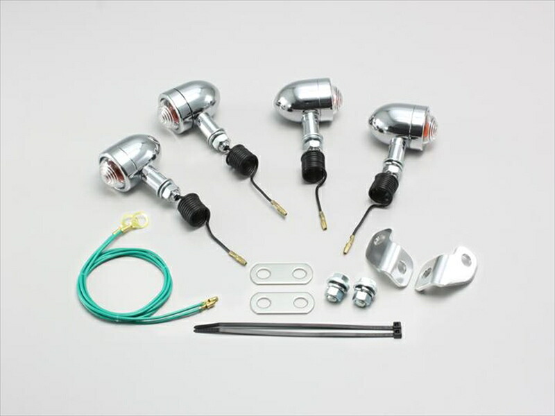 バイク用品 電装系 ハリケーン HURRICANE ミニブレットウインカーｋｉｔ HA5307C-02 4936887015775 取寄品