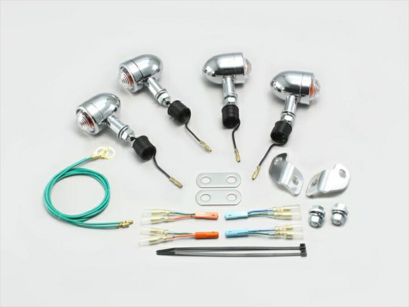 バイク用品 電装系ハリケーン HURRICANE ミニブレットウインカーｋｉｔHA5318C-01 4936887015942取寄品｜バイク・バイク用品はとやグループ