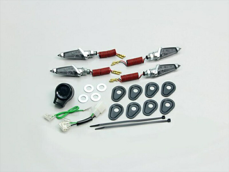 【5日前後で発送】 バイク用品 電装系 ハリケーン HURRICANE LEDダガーウインカーKit HA5226MS 4936887069730 取寄品