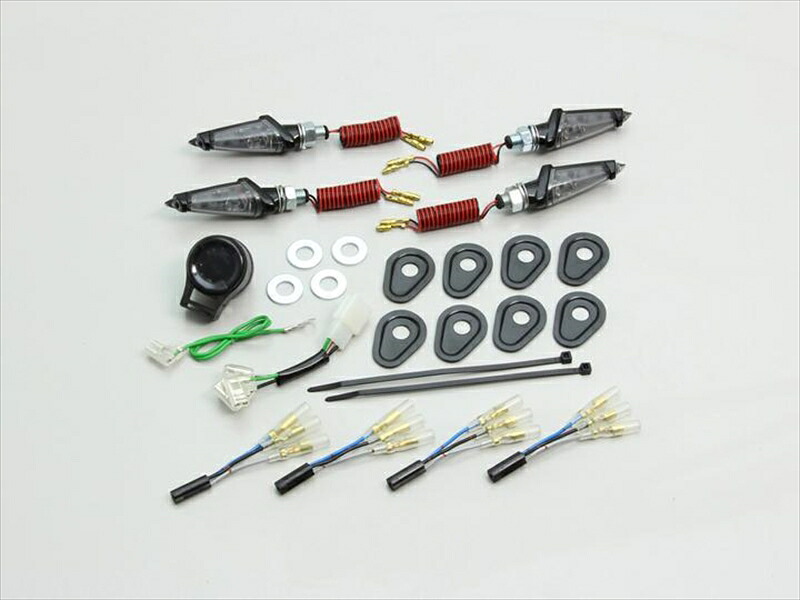 【5日前後で発送】 バイク用品 電装系ハリケーン HURRICANE LEDダガーウインカーKitHA5228BS 4936887199550取寄品｜バイク・バイク用品はとやグループ 14,588円