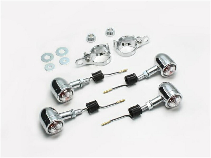 バイク用品 電装系ハリケーン HURRICANE ミニブレットウインカーkit ﾌｫｰｸﾏｳﾝﾄHA5417C-01 4936887638127取寄品｜バイク・バイク用品はとやグループ