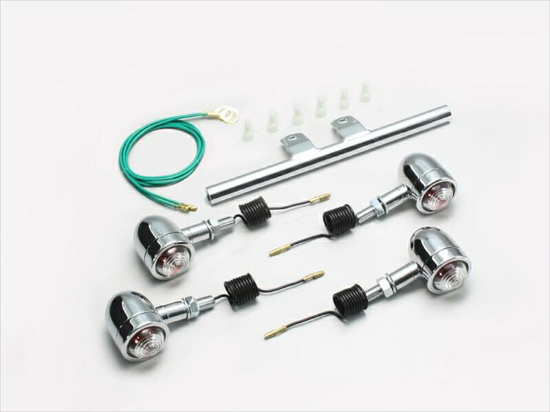 バイク用品 電装系 ハリケーン HURRICANE ミニブレットウインカーkit ｽﾃﾑﾏｳﾝﾄ HA5421C-01 4936887638325 取寄品