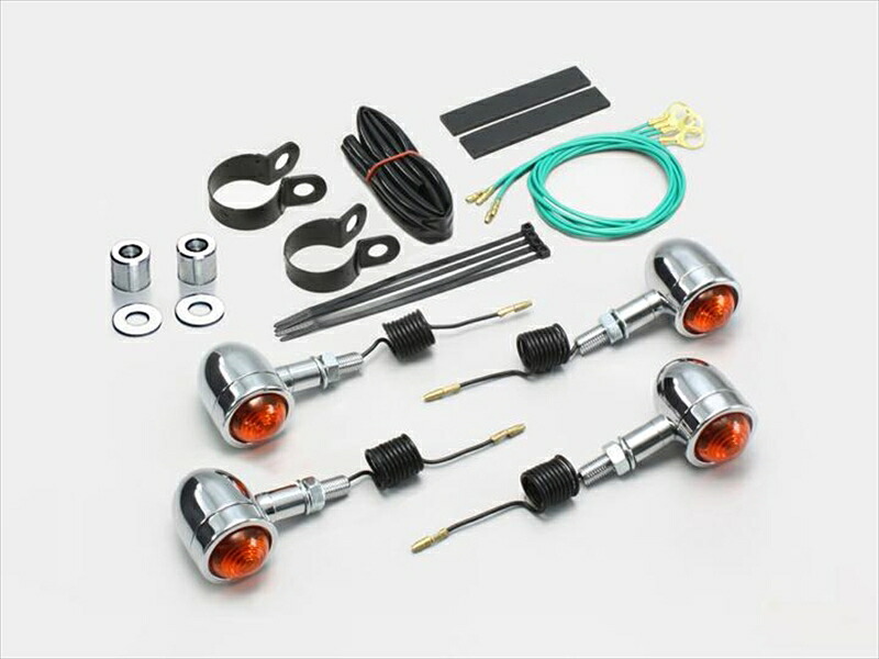 バイク用品 電装系ハリケーン HURRICANE ミニブレットウインカーｋｉｔ ﾌﾚｰﾑﾏｳﾝﾄHA5434-01 4936887640502取寄品｜バイク・バイク用品はとやグループ