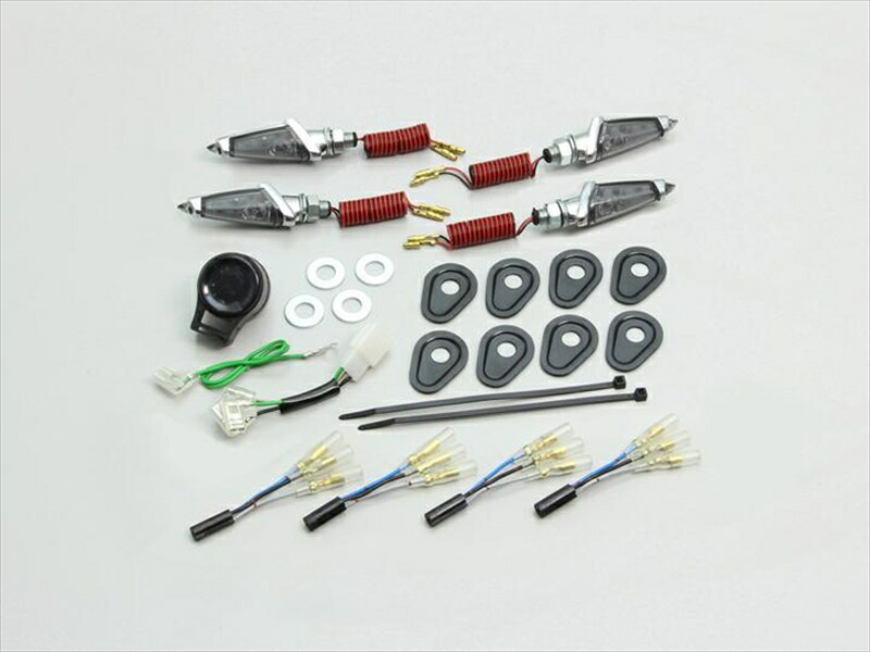 バイク用品 電装系ハリケーン HURRICANE LEDダガーウインカーKitHA5228MS 4936887711776取寄品｜バイク・バイク用品はとやグループ 15,159円