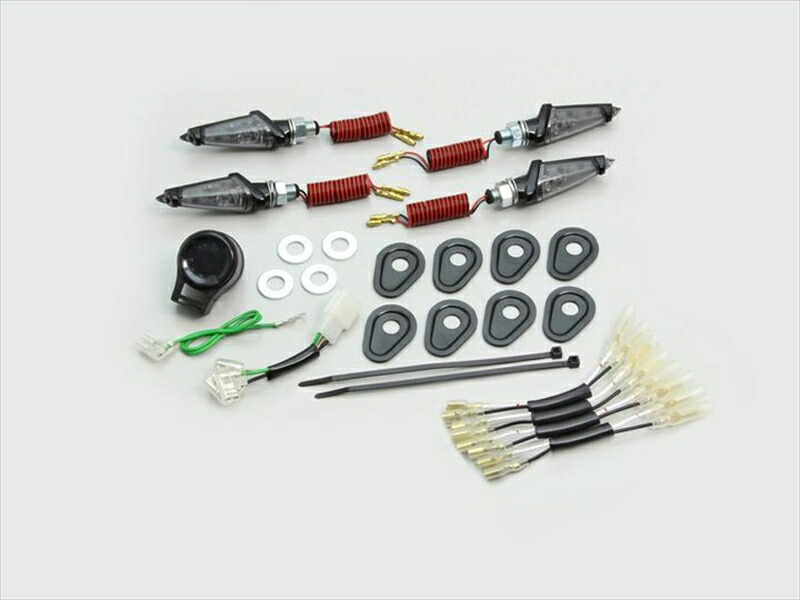 【5日前後で発送】 バイク用品 電装系 ハリケーン HURRICANE LEDダガーウインカーKit HA5227BS 4936887738230 取寄品