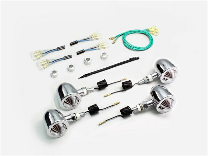 バイク用品 電装系 ハリケーン HURRICANE ブレットウインカーｋｉｔ ﾉｰﾏﾙ位置 HA5350C 4936887754575 取寄品