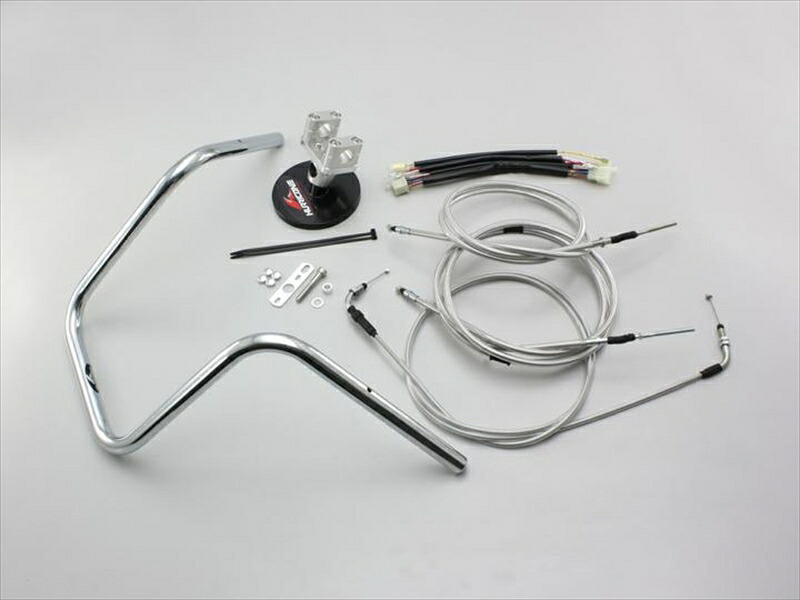 バイク用品 ハンドルハリケーン HURRICANE 300エイプハンガー3型ハンドルkitHBK603M-01 4936887004632取寄品|バイク・バイク用品はとやグループ