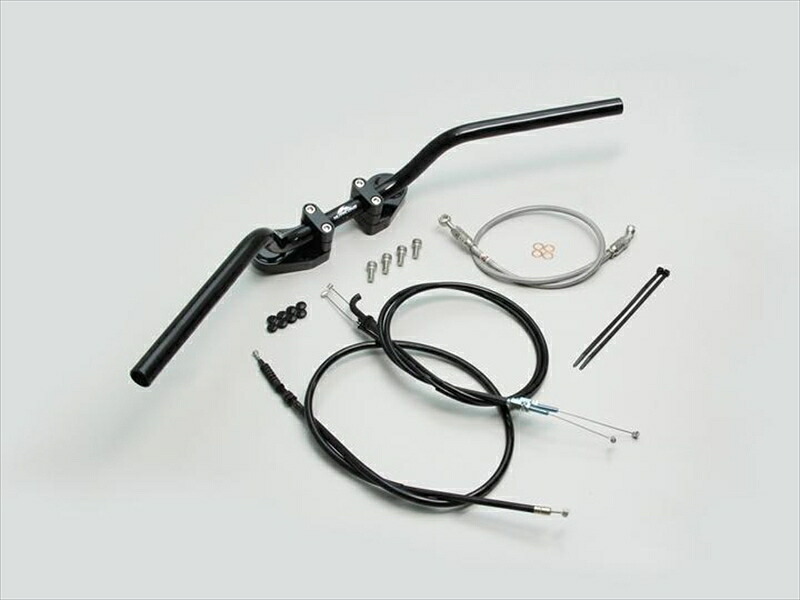 バイク用品 ハンドル ハリケーン HURRICANE ヨーロピアン1型 バーハンドルｋｉｔ HBK681BS 4936887715910 取寄品