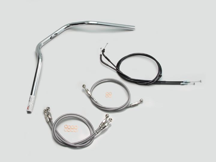 バイク用品 ハンドルハリケーン HURRICANE POLICE 3型 ハンドルSETH002-067C 4936887991406取寄品|バイク・バイク用品はとやグループ
