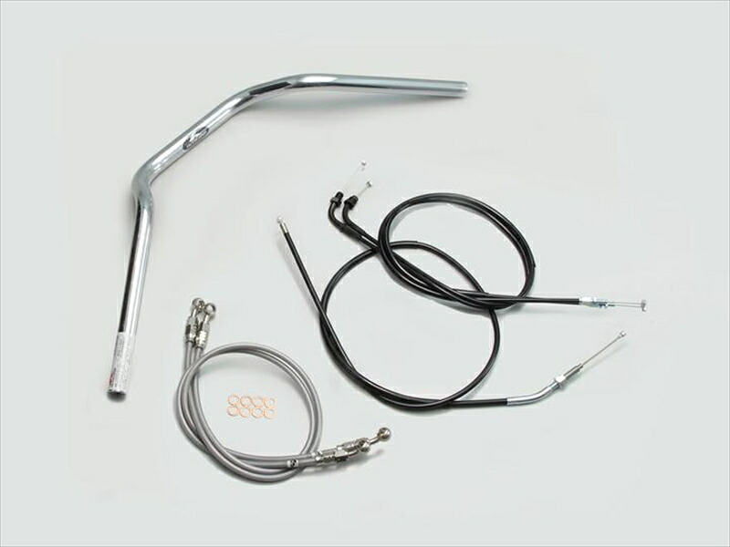 バイク用品 ハンドルハリケーン HURRICANE ＰＯＬＩＣＥ ２型 ハンドルSETH008-070C 4936887073638取寄品｜バイク・バイク用品はとやグループ 18,980円