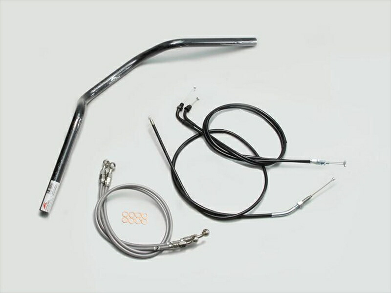 バイク用品 ハンドルハリケーン HURRICANE ヨーロピアン２型 ハンドルSETH009-071B 4936887119794取寄品｜バイク・バイク用品はとやグループ
