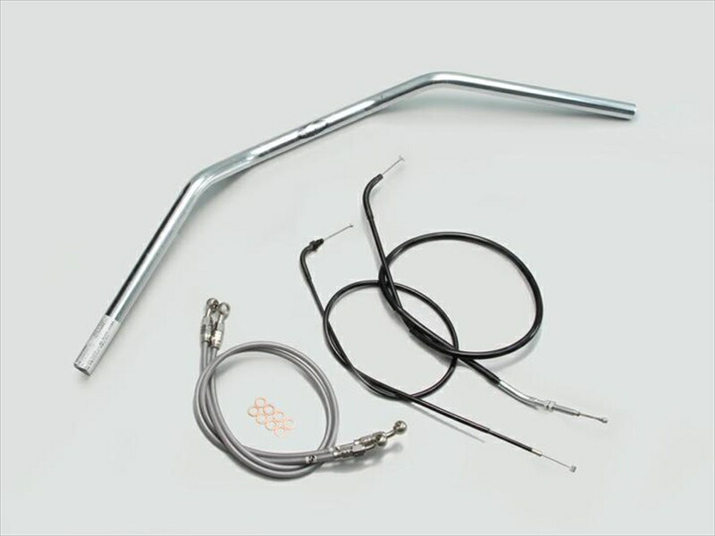 バイク用品 ハンドル ハリケーン HURRICANE トラッカーＬＯＷ ハンドルSET H010-043C 4936887436587 取寄品