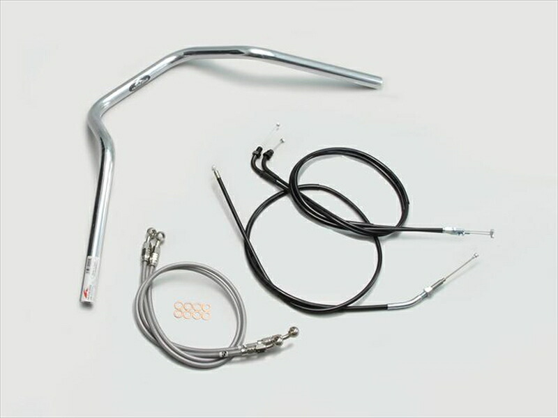 バイク用品 ハンドル ハリケーン HURRICANE ナロー4型 ハンドルSET H011-048C 4936887582826 取寄品