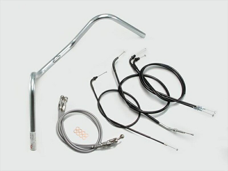 バイク用品 ハンドルハリケーン HURRICANE 200アップ1型 ハンドルSETH010-010C 4936887647792取寄品|バイク・バイク用品はとやグループ