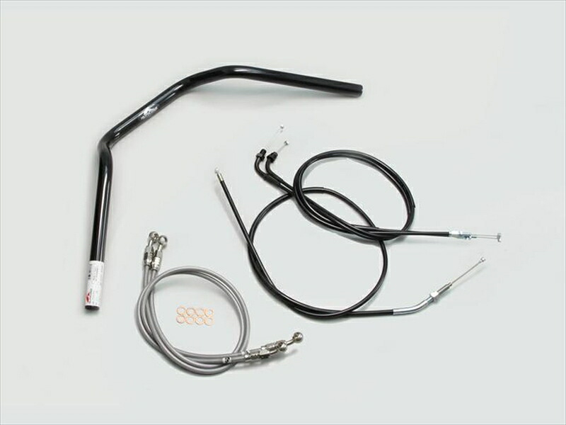 バイク用品 ハンドル ハリケーン HURRICANE ナロー２型 ハンドルSET H008-046B 4936887752823 取寄品
