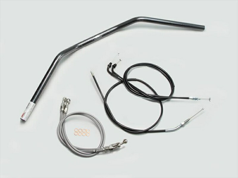 バイク用品 ハンドル ハリケーン HURRICANE トラッカーＬＯＷ ハンドルSET H011-043B 4936887804799 取寄品