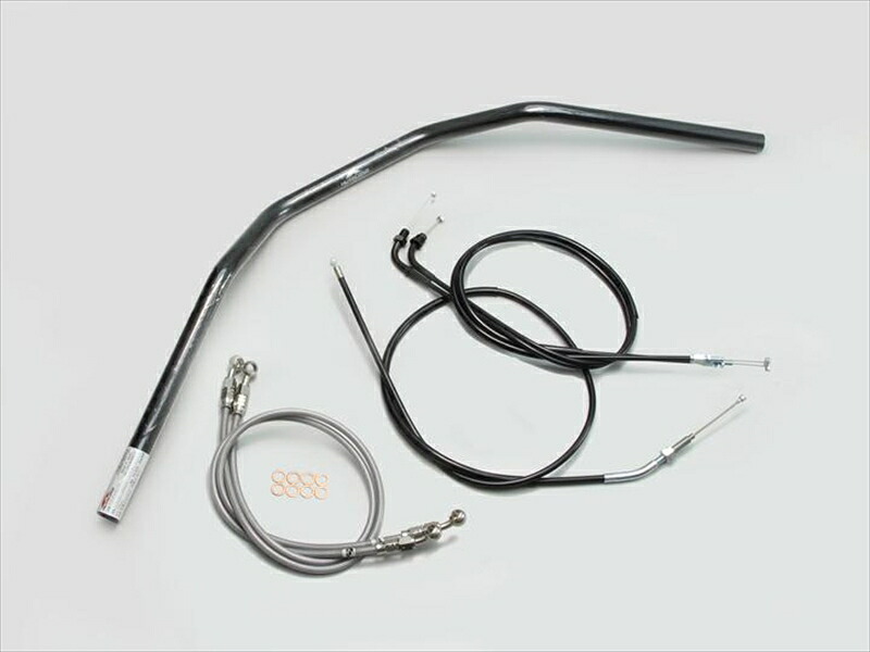 バイク用品 ハンドルハリケーン HURRICANE トラッカーHIGH ハンドルSETH009-044B 4936887893854取寄品|バイク・バイク用品はとやグループ