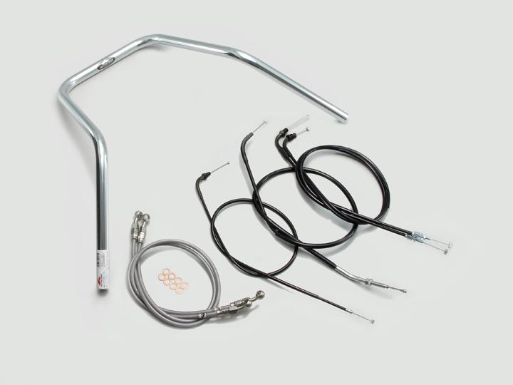 バイク用品 ハンドル ハリケーン HURRICANE ウルトラナロー ハンドルSET H010-086C 4936887963601 取寄品