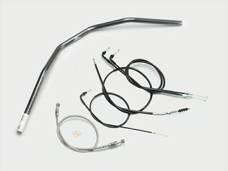 バイク用品 ハンドル ハリケーン HURRICANE スーパートラッカー ハンドルSET H016-032B 4936887288537 取寄品