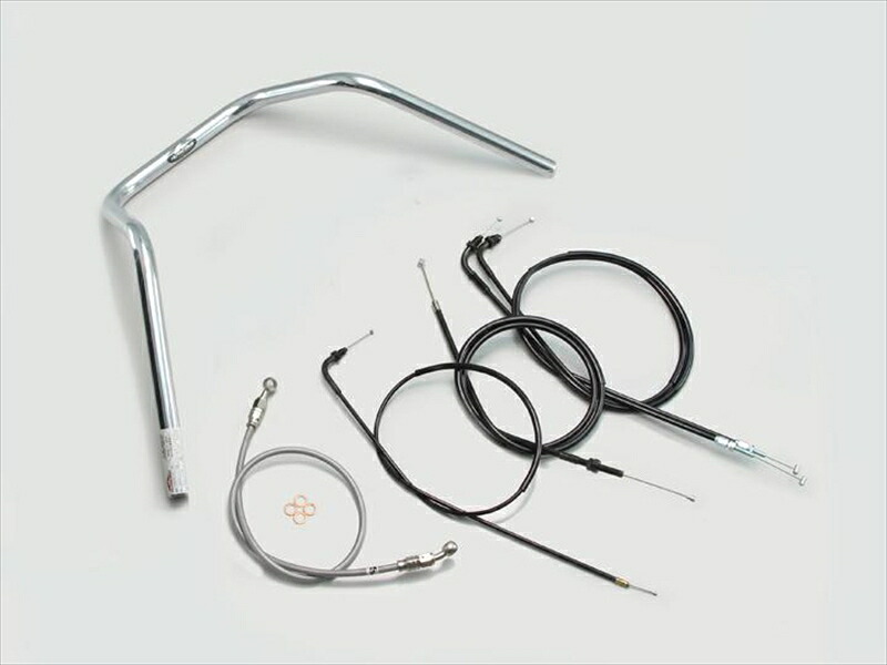 バイク用品 ハンドルハリケーン HURRICANE ２００アップ３型プルバック ハンドルSETH012-013C 4936887868005取寄品｜バイク・バイク用品はとやグループ
