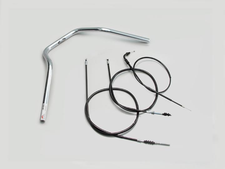 バイク用品 ハンドル ハリケーン HURRICANE ナロー４型 ハンドルSET H020-048C 4936887984149 取寄品