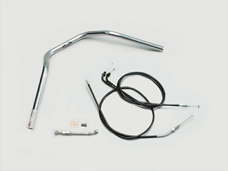 バイク用品 ハンドルハリケーン HURRICANE ナロー3型 ハンドルSETH026-047C 4936887009590取寄品|バイク・バイク用品はとやグループ