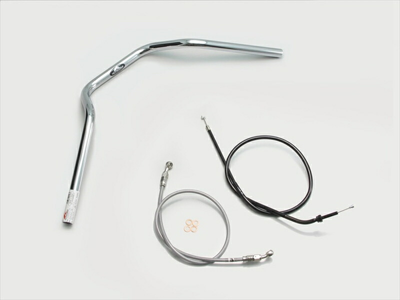 バイク用品 ハンドル ハリケーン HURRICANE ＰＯＬＩＣＥ ３型 ハンドルSET H024-067C 4936887010039 取寄品